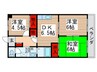 ダイカンプラザ 3DKの間取り