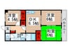 ダイカンプラザ 3DKの間取り
