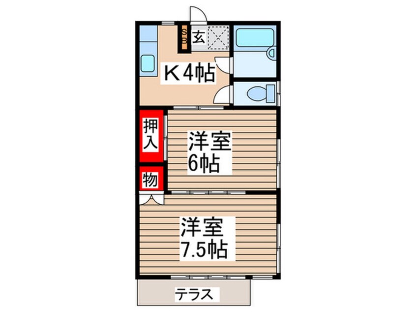 間取図 清水コーポＡ