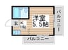 篠崎建物ビル(6F) 1Kの間取り