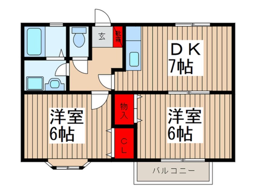 間取図 ハウス・ラ・レファ