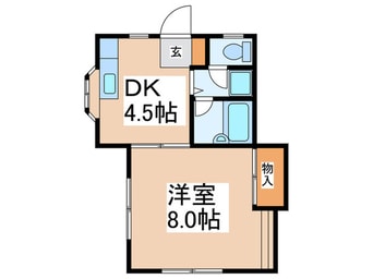 間取図 ハイツシナノ