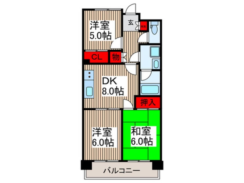 間取図 ロイヤルヒルズ池田