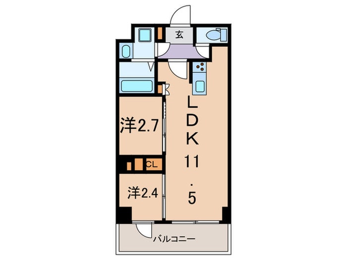間取り図 コンフォリア・リヴ南品川