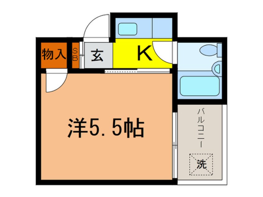 間取図 クレインヒル早稲田