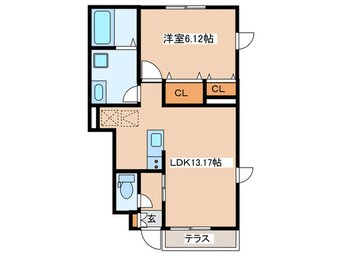 間取図 プレリ