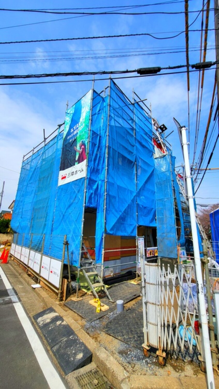 建築中 仮)上尾市瓦葺賃貸計画１号棟