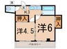 大久保ビル 2Kの間取り