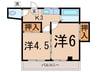 大久保ビル 2Kの間取り