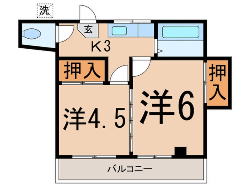 間取図 大久保ビル