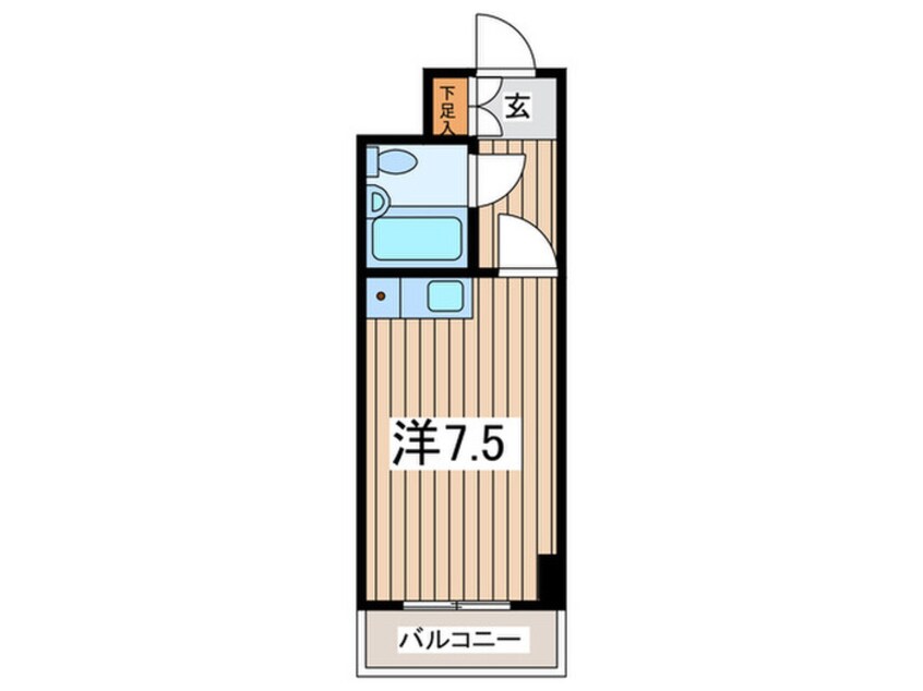 間取図 プレステージ西谷