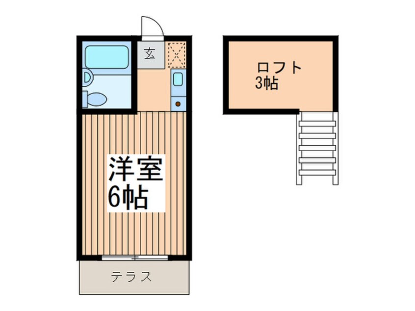 間取図 コーポアルファ