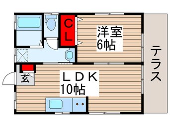 間取図 加藤貸家　１号棟