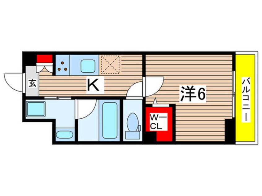 間取図 ハマコートⅥ