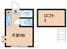 フェリスアメリア 1Rの間取り