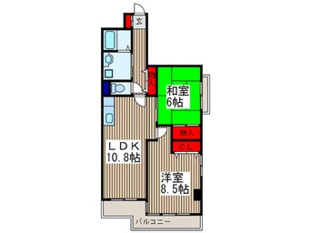 間取図 エソ－ル戸田２２