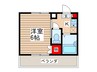 大野マンション 1Kの間取り