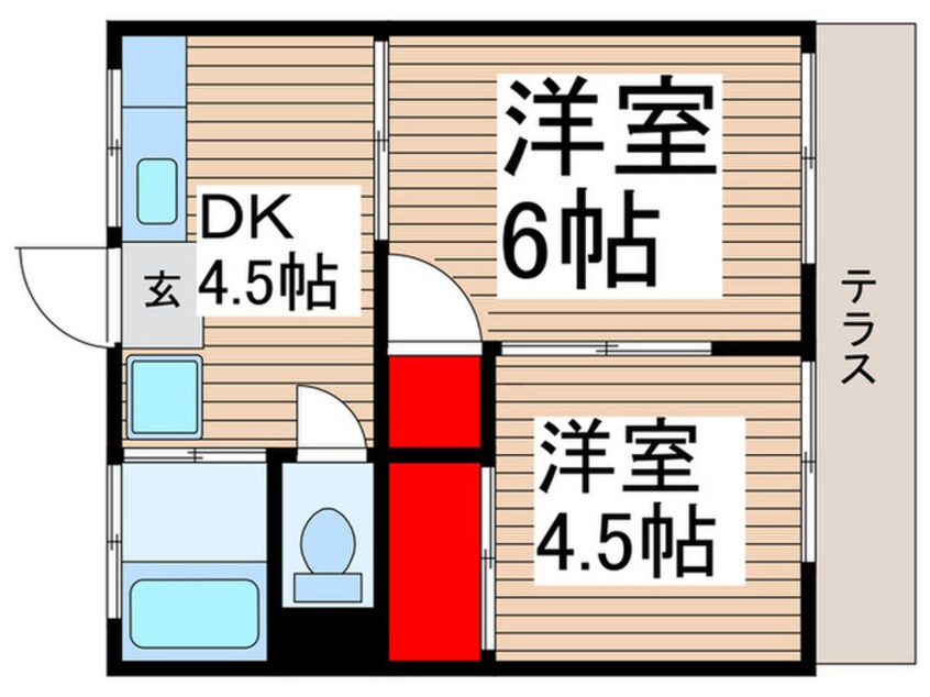間取図 グリ－ンエイトＡ棟