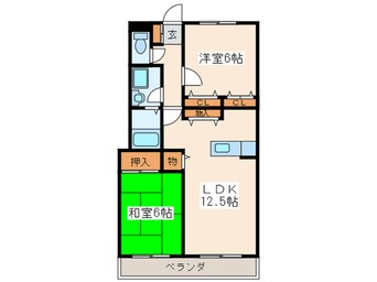 間取図 コンフォール武蔵野