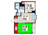 アドラブール 2DKの間取り