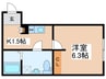カインドネス海老名 1Kの間取り