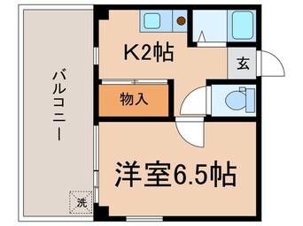 間取図 民由社ﾋﾞﾙ