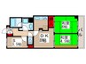 ﾗｲｵﾝｽﾞﾏﾝｼｮﾝ堀切菖蒲園(114) 2DK+Sの間取り