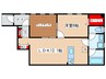 エコリビングステージ上北台Ｎ棟 1LDKの間取り
