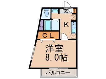 間取図 クレカ－サ板橋