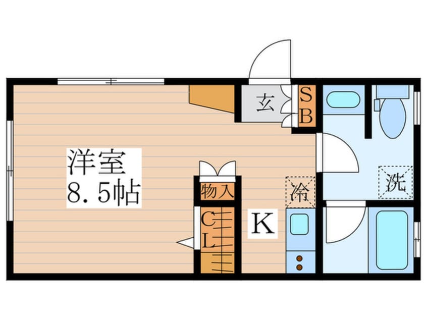 間取図 ル・ノン原田