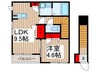 パインリーフ 1LDKの間取り