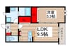 Ｅｄｇｅｗａｔｅｒ　Ｍｏａｎａ 1LDKの間取り
