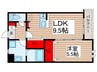 Ｅｄｇｅｗａｔｅｒ　Ｍｏａｎａ 1LDKの間取り