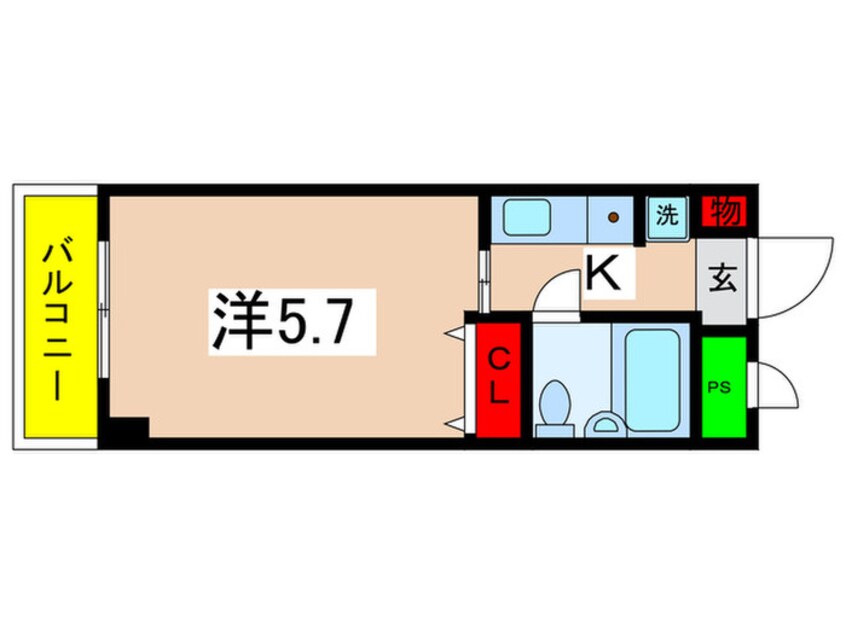 間取図 ＡＤ百合ヶ丘