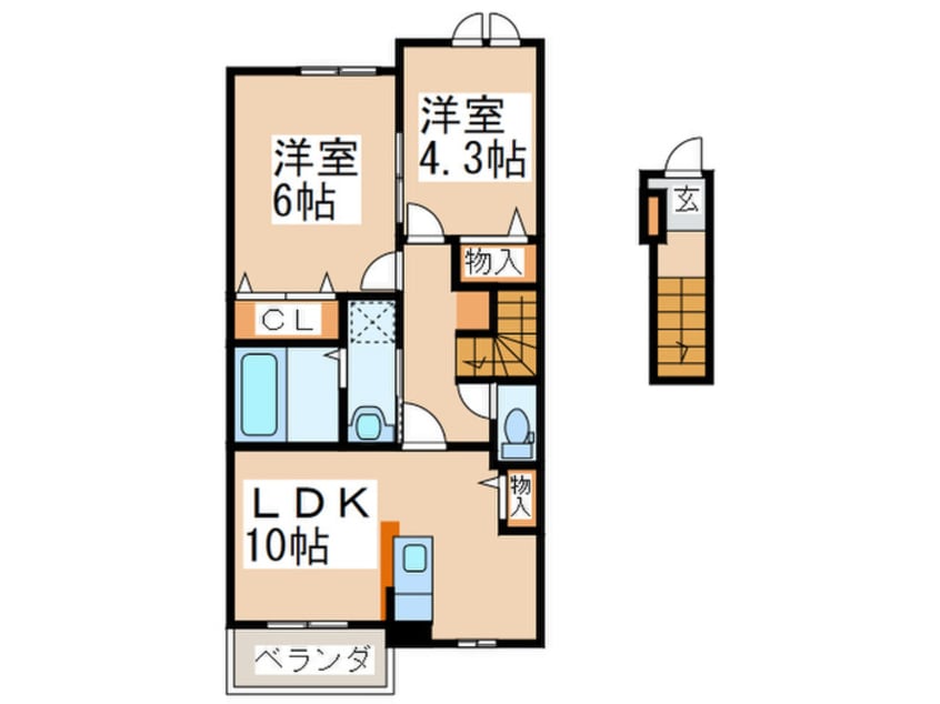 間取図 ラ・ルーチェ