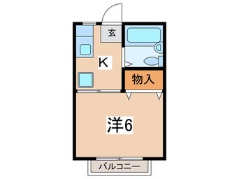 間取図 ハマハイツ