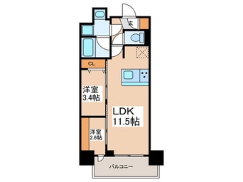 間取図 アーバネックス新御徒町駅前