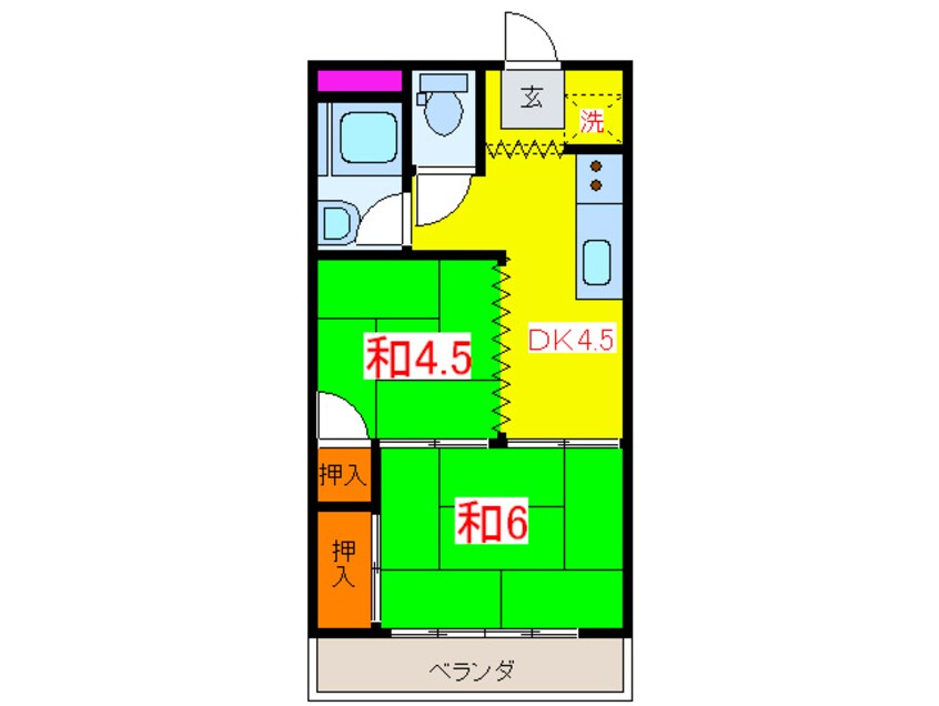 間取図 野々山ビル