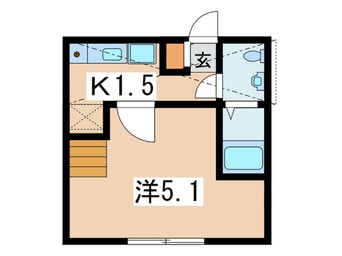 間取図 ドミールワタナベ