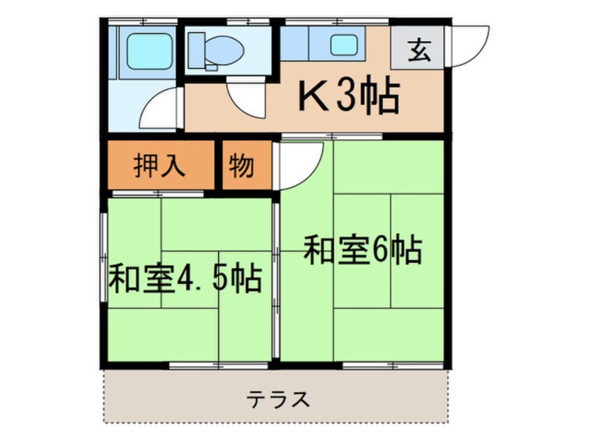 間取図 ヴィラ陣屋