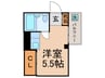 エレガンス三宿 1Rの間取り