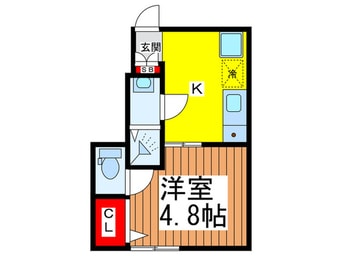 間取図 マ－ブルガ－デン駒込