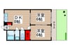 Ｃａｓａ　Ｂｒａｎｃａ１ 2DKの間取り