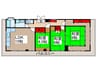 大川マンション 3LDKの間取り