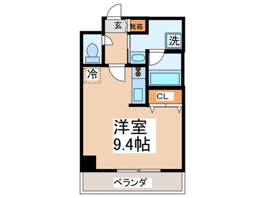 間取図 Ｆｗａｌ　ｔｙｍ