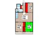 わらび住宅（709） 3LDKの間取り