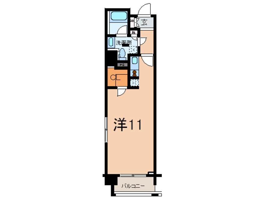 間取図 ラクラス田町