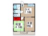 サンシティ 2DKの間取り
