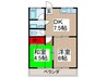 サンシティ 2DKの間取り