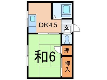 間取図 明日香荘